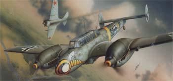 model airplane,plastic model planes,1/48 Bf110E WWII German Heavy Fighter (Profi-Pack Plastic Kit) (Re-Issue)