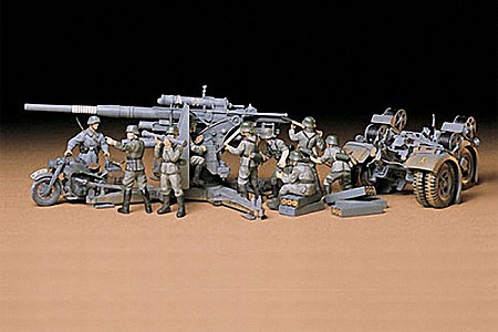 German 88mm Gun Flak 36/37 -- Plastic Model Military Diorama Kit -- 1/35 Scale -- #35017