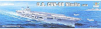 USS Nimitz CVN68 1975 Aircraft Carrier -- Plastic Model Military Ship Kit -- 1/350 Scale -- #05605