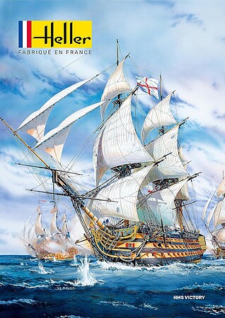 plastic model ship, ship model,HMS Victory -- Plastic Model Sailing Ship Kit -- 1/100 Scale -- #80897