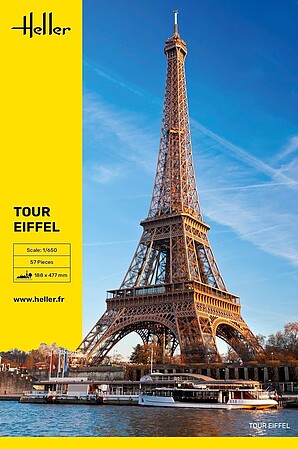 Eiffel Tower -- Plastic Model Diorama -- 1/650 Scale -- #81201