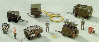 U.S. Aerospace Ground Equipment Set -- Plastic Model Military Diorama -- 1/72 Scale -- #35006