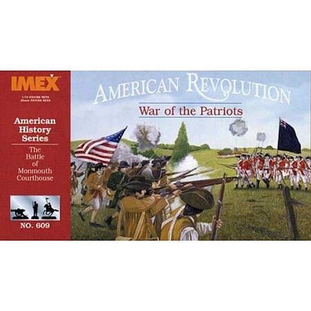 Battle of Monmouth Courthouse Revolutionary War -- Plastic Model Military Diorama -- 1/72 -- #609