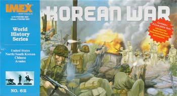 Korean War Set (4 Armies) -- Plastic Model Military Figure -- 1/72 Scale -- #611
