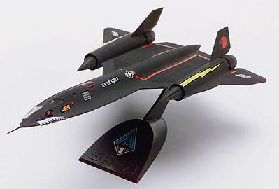 plastic model,model airplane,SR-71A Blackbird -- Snap Tite Plastic Model Aircraft Kit -- 1/110 Scale -- #851187
