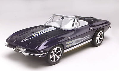 plastic model cars,plastic model car,1963 Vette Convertible -- Snap Tite Plastic Model Vehicle Kit -- 1/25 Scale -- #851934