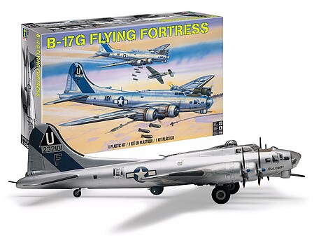 model airplane,plastic model planes,B-17G Flying Fortress -- Plastic Model Airplane Kit -- 1/48 Scale -- #855600