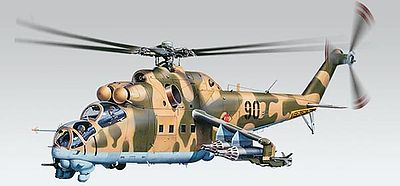 plastic model helicopters,plastic model helicopter,MiL24 Hind -- Plastic Model Helicopter Kit -- 1/48 Scale -- #855856