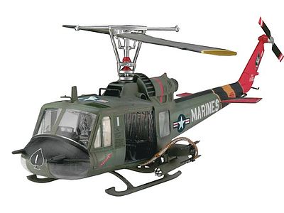 plastic model helicopter,plastic model helicopters,Bell UH-1C/B Huey Hog -- Plastic Model Helicopter Kit -- 1/48 Scale -- #04476