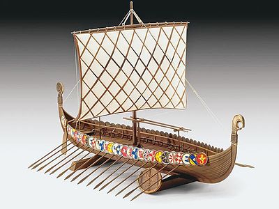 plastic model ship, ship model,Viking Sailing Ship -- Plastic Model Kit -- 1/50 Scale -- #05403