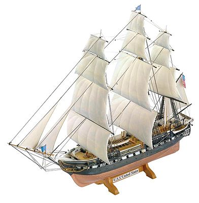 plastic model ship, ship model,United States -- Plastic Model Sailing Ship Kit -- 1/150 Scale -- #05406