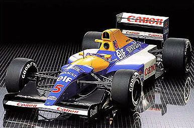 plastic models,plastic model cars,Williams FW14B Renault -- Plastic Model Formula 1 Car -- 1/12 Scale -- #12029