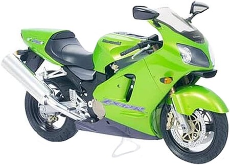 motorcycle plastic models,plastic models,Kawasaki Ninja ZX-12R Bike -- Plastic Model Motorcycle Kit -- 1/12 Scale -- #14084