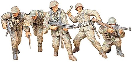 German Front Line Infantry Soldier Set -- Plastic Model Military Figure Kit -- 1/35 Scale -- #35196