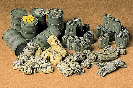 Allied Vehicles Accessory Set -- Plastic Model Military Diorama Kit -- 1/35 Scale -- #35229