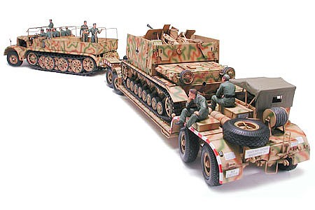 plastic models,military plastic models,German 18 Ton Famo & Transporter -- Plastic Model Military Vehicle Kit -- 1/35 Scale -- #35246