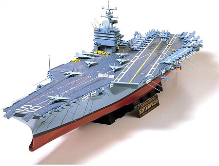 plastic model ship, plastic model ships,USS Enterprise Carrier Boat -- Plastic Model Military Ship Kit -- 1/350 Scale -- #78007