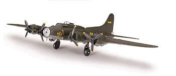 plastic model,model airplane,B-17 Flying Fortress -- Snap Tite Plastic Model Aircraft Kit -- 1/100 Scale -- #890003