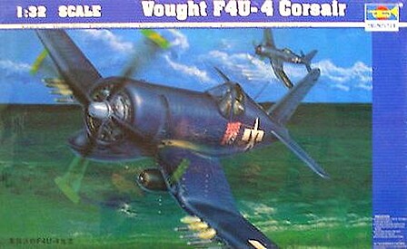 model airplane,plastic model planes,Vought F4UF Corsair -- Plastic Model Airplane -- 1/32 Scale -- #02222