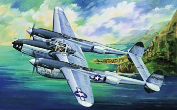 plastic model,model airplane,P38L-5-LO Lightning Fighter -- Plastic Model Airplane -- 1/32 Scale -- #02227